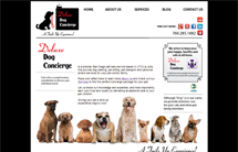 Deluxe Dog Concierge website