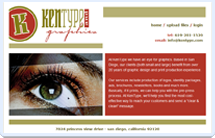 Kentype Graphics website