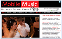 Mobile Music Plus DJ website